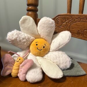 Rare Jellycat Fleury Daisy Stroller Toy